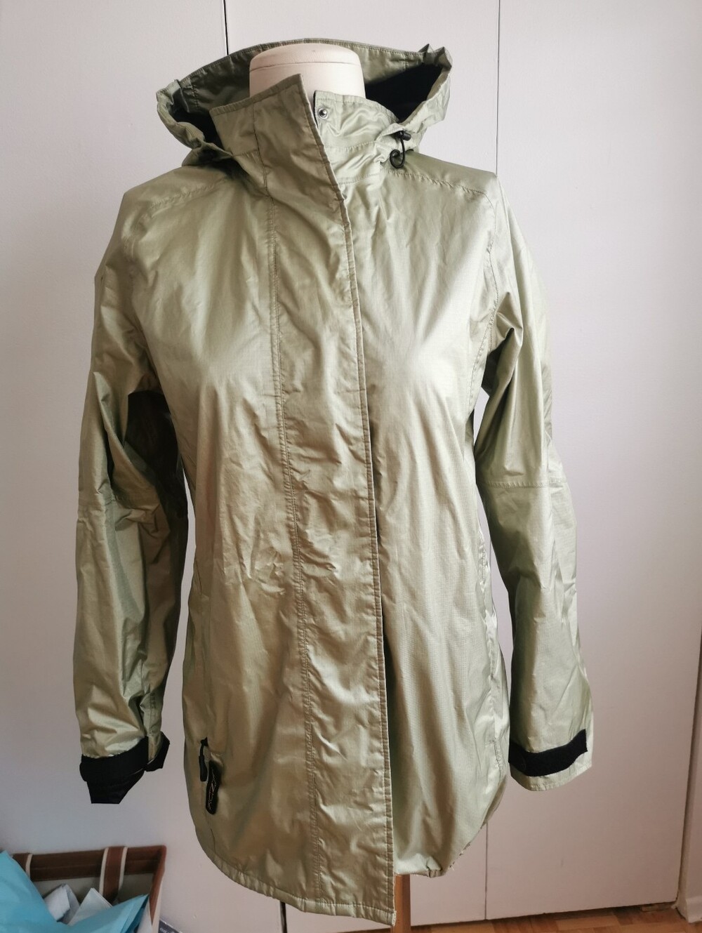 Light Green(Sage )Women's Hooded Windbreaker Jacket